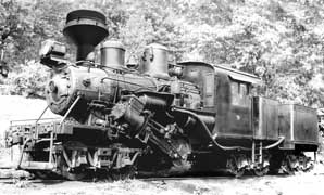 Climax locomotive after restoration